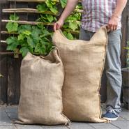 10x sac de jute, sac à pommes de terre en fibres naturelles, protection hivernale des plantes