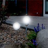 Lampe solaire VOSS.garden, boule solaire "Apollos" pour jardin & balcon