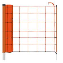 Filet de clôture électrique BASIC de VOSS.farming, pour ovins, 50 m, 90 cm, 1 pointe, orange