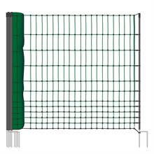Clôture pour les poules, clôture/filet pour les volailles classic  de VOSS.farming 25 m, 112 cm, 9 piquets, 2 pointes, non électrifiable