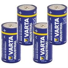 4 x piles de 1,5 V, pack C, "Varta Industrial"