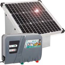 Kit VOSS.farming : système solaire 35 W + électrificateur de clôture électrique 12 V HELOS 4 + boîtier de transport