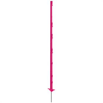 20 x piquets pour clôture électrique "style" de VOSS.farming, 156 cm, double bêche, pink