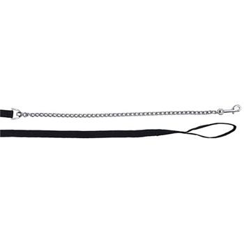 Lanière avec chaîne, noir, 250 cm