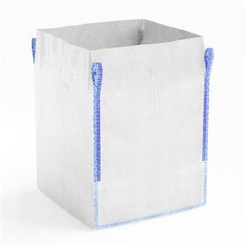 Sac Big Bag avec jupe de remplissage 90x90x110cm, sac de jardin, sac de transport pour déchets de jardin, bois, foin