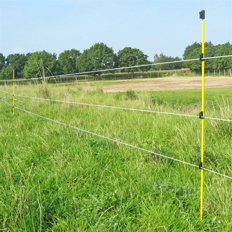 40 x piquets de clôture électrique de VOSS.farming, 157 cm, étrier