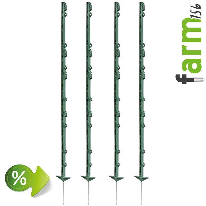 coloris vert 40x Piquets de clôture électrique « farm 156 » VOSS.farming 11 oillets