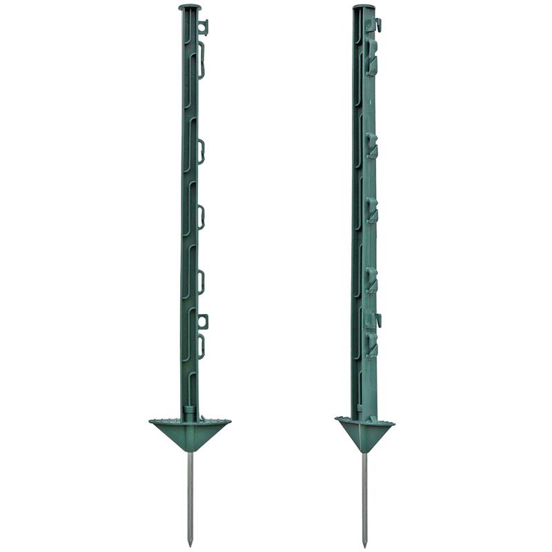 Piquet de clôture électrique PVC double pédales (7 réf.)