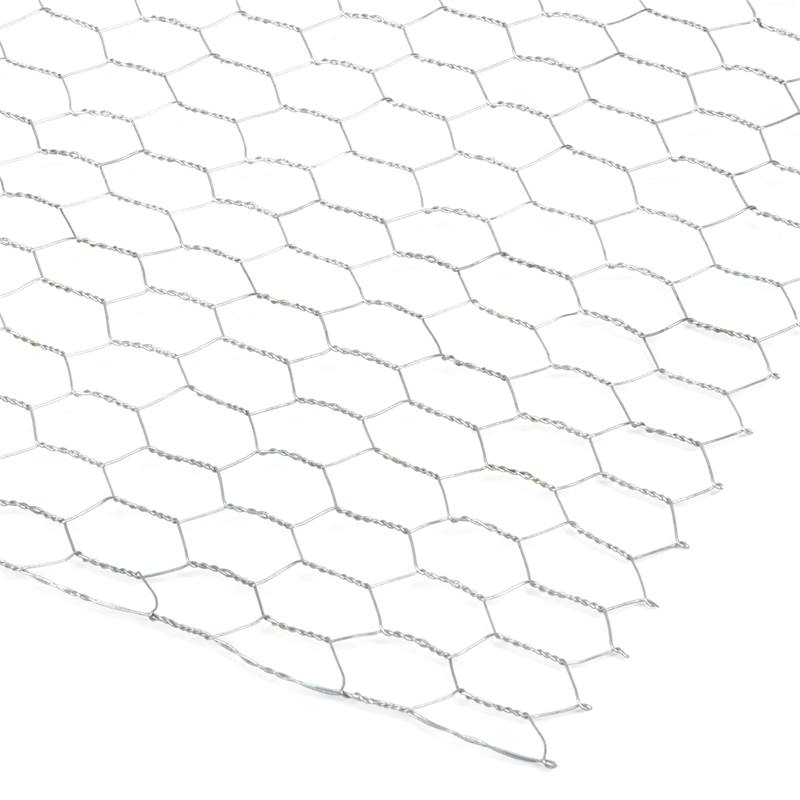 Garmix Treillis Hexagonal | Grillage Clôture pour Poulailler Lapin Enclos  Parc Jardin | Fils de Fer 1,2 mm noir, maille 25mm (50cm x 50m)