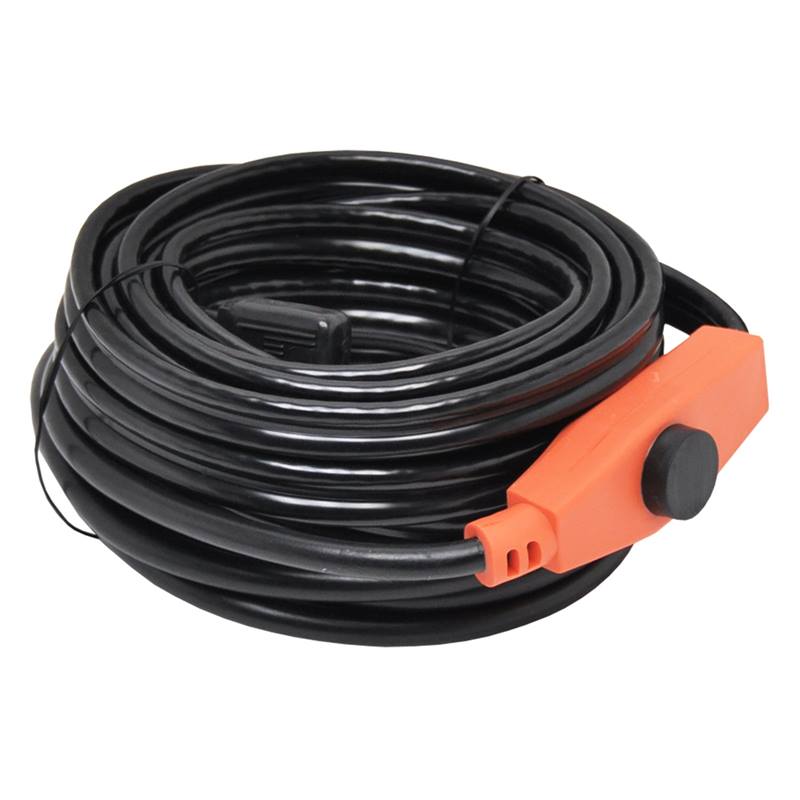 Cordon chauffant anti gel cable electrique 4m shpt-4m antigel canalisation  tuyau eau thermostat